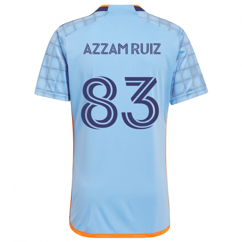 Kandiny Gyermek Camil Azzam Ruiz #83 Kék Narancs Hazai Jersey 2024/25 Mez Póló Ing