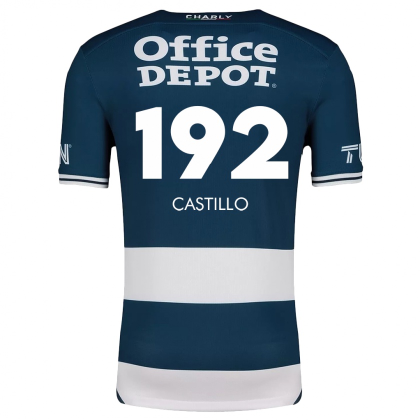 Kandiny Gyermek José Castillo #192 Kék Fehér Hazai Jersey 2024/25 Mez Póló Ing