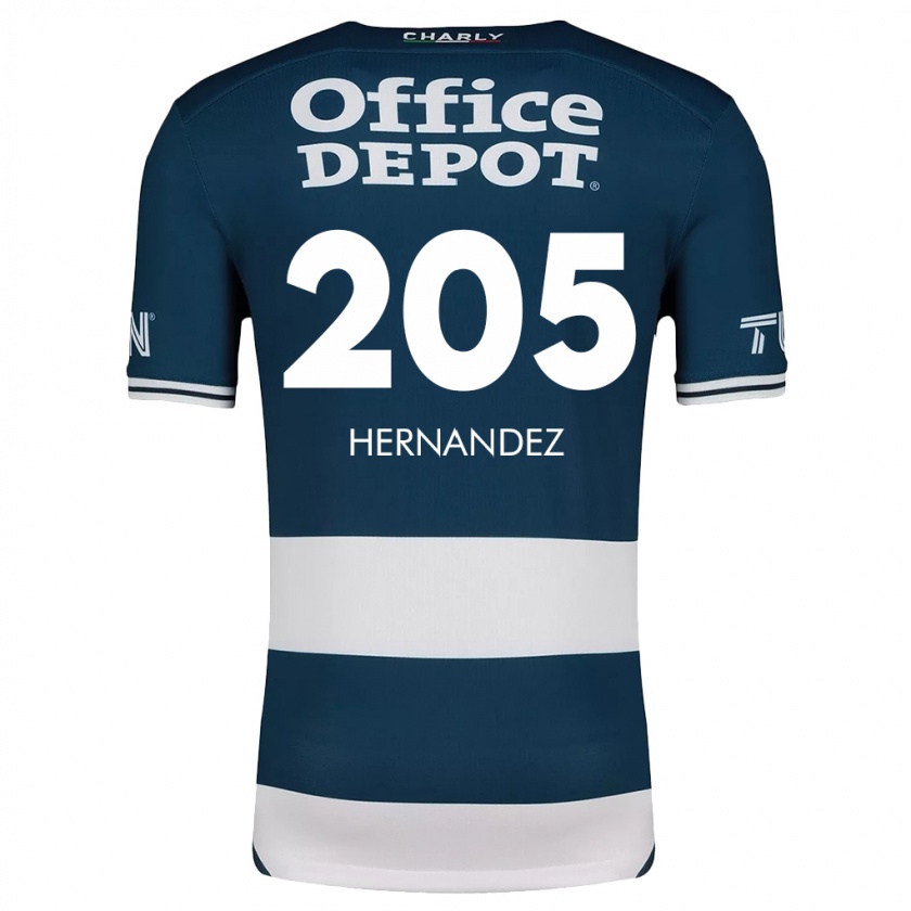 Kandiny Gyermek Sergio Hernández #205 Kék Fehér Hazai Jersey 2024/25 Mez Póló Ing