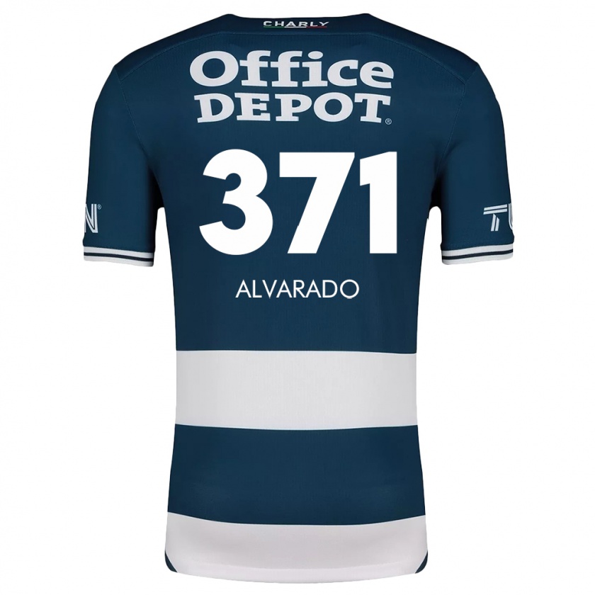 Kandiny Gyermek Brandon Alvarado #371 Kék Fehér Hazai Jersey 2024/25 Mez Póló Ing