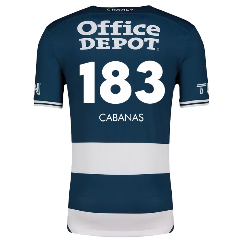 Kandiny Gyermek Mauricio Cabañas #183 Kék Fehér Hazai Jersey 2024/25 Mez Póló Ing