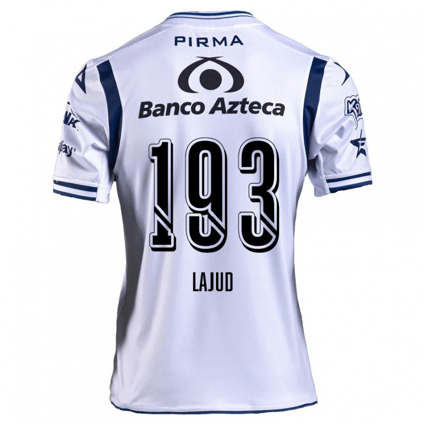 Kandiny Gyermek Rodrigo Lajud #193 Fehér Sötétkék Hazai Jersey 2024/25 Mez Póló Ing