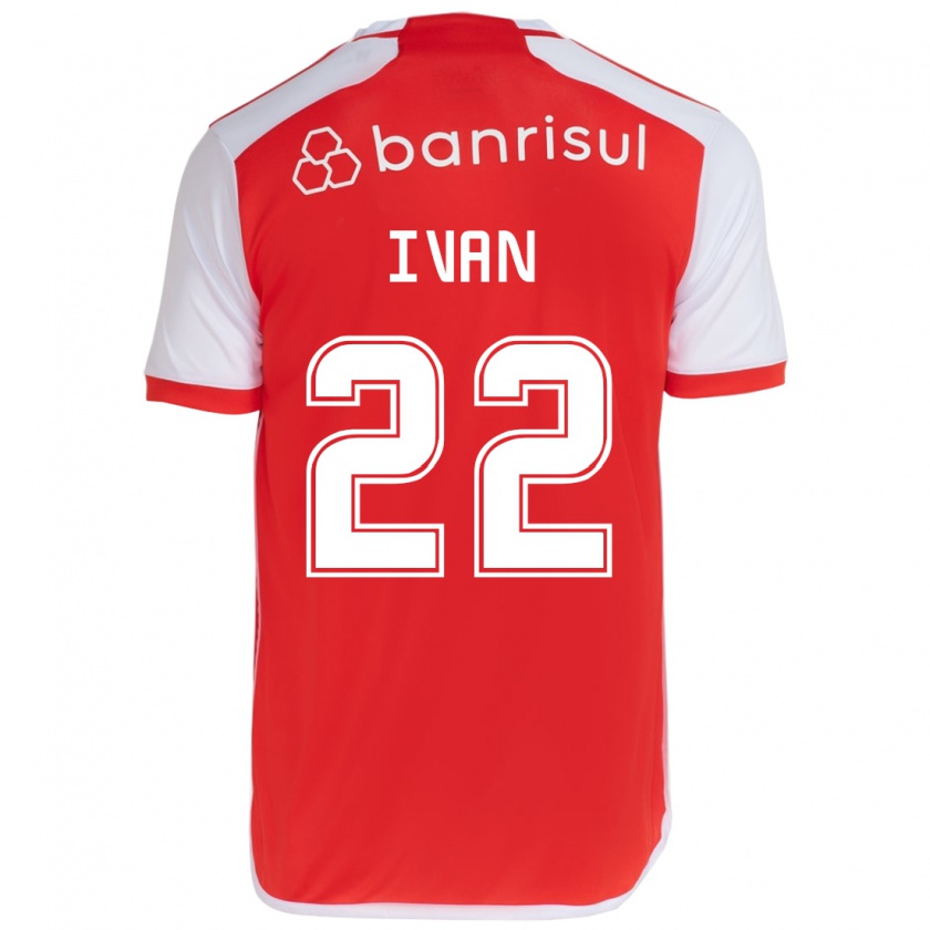 Kandiny Gyermek Ivan #22 Piros Fehér Hazai Jersey 2024/25 Mez Póló Ing