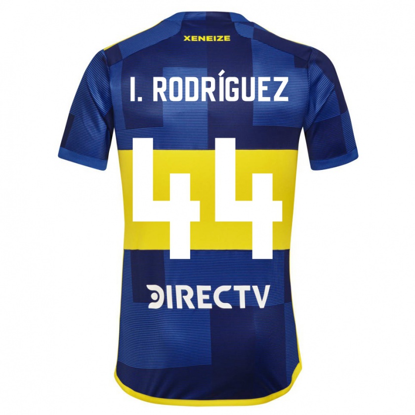 Kandiny Gyermek Ignacio Rodríguez #44 Kék Sárga Hazai Jersey 2024/25 Mez Póló Ing