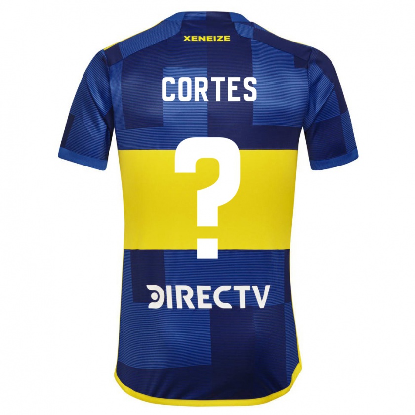 Kandiny Gyermek Brandon Cortés #0 Kék Sárga Hazai Jersey 2024/25 Mez Póló Ing