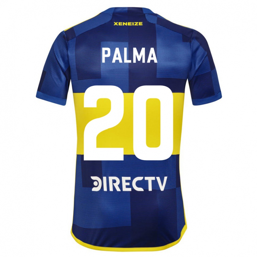 Kandiny Gyermek Lucas Palma #20 Kék Sárga Hazai Jersey 2024/25 Mez Póló Ing