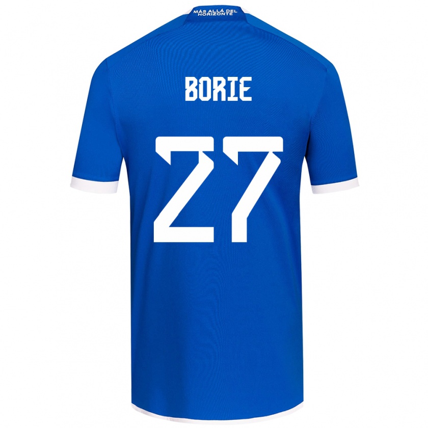 Kandiny Gyermek Emilie Borie #27 Kék Fehér Hazai Jersey 2024/25 Mez Póló Ing