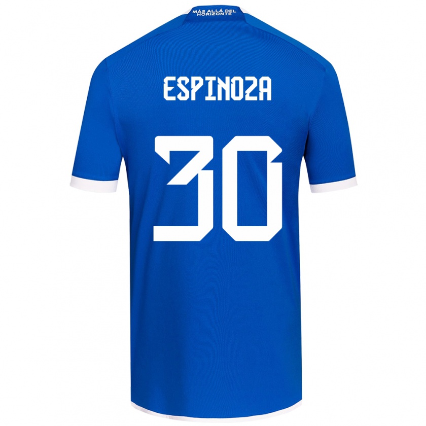 Kandiny Gyermek Isidora Espinoza #30 Kék Fehér Hazai Jersey 2024/25 Mez Póló Ing