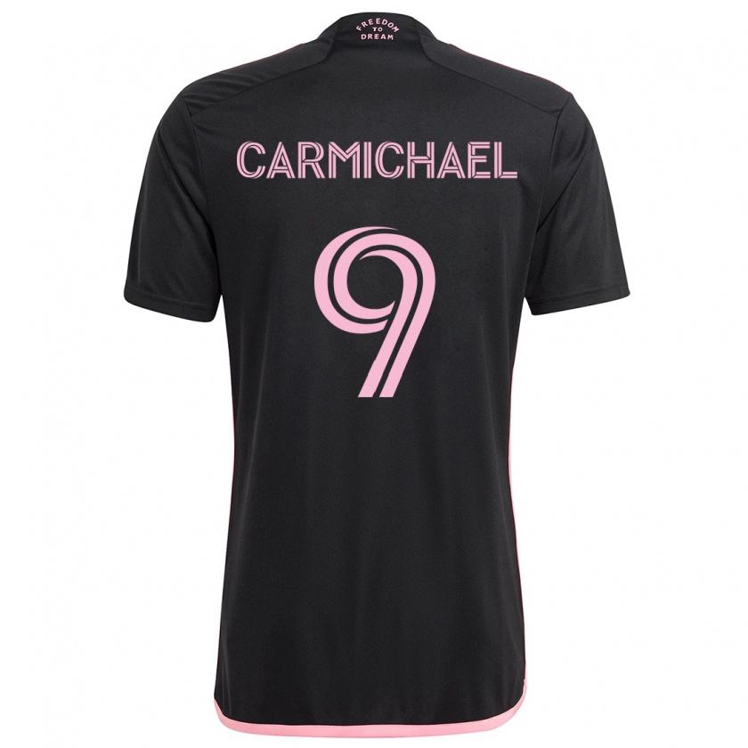 Kandiny Gyermek Ryan Carmichael #9 Fekete Idegenbeli Jersey 2024/25 Mez Póló Ing