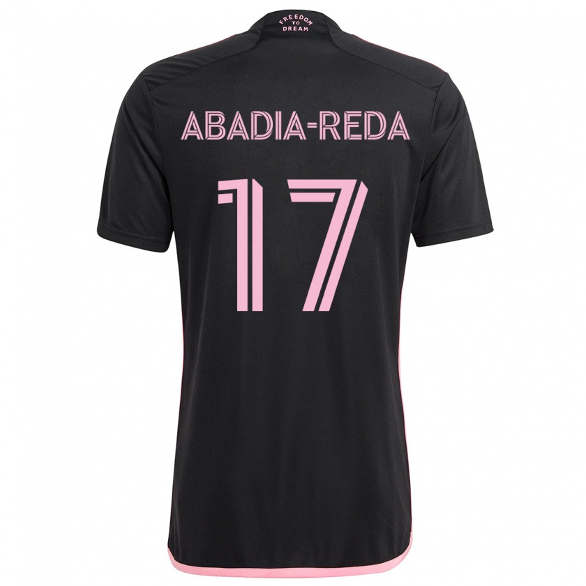 Kandiny Gyermek Ezequiel Abadia-Reda #17 Fekete Idegenbeli Jersey 2024/25 Mez Póló Ing