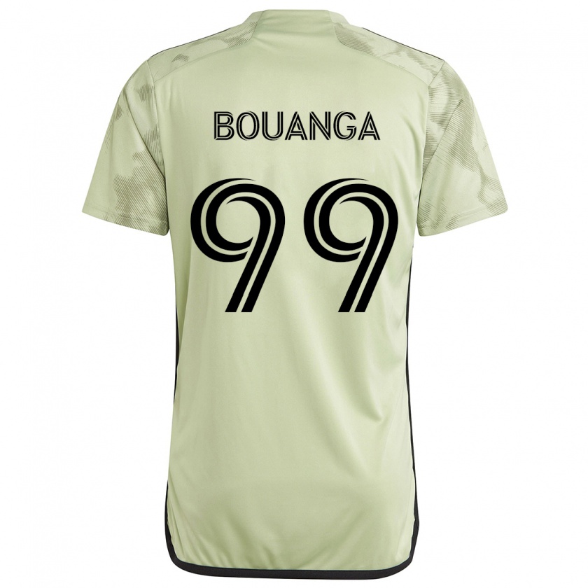 Kandiny Gyermek Denis Bouanga #99 Világos Zöld Idegenbeli Jersey 2024/25 Mez Póló Ing