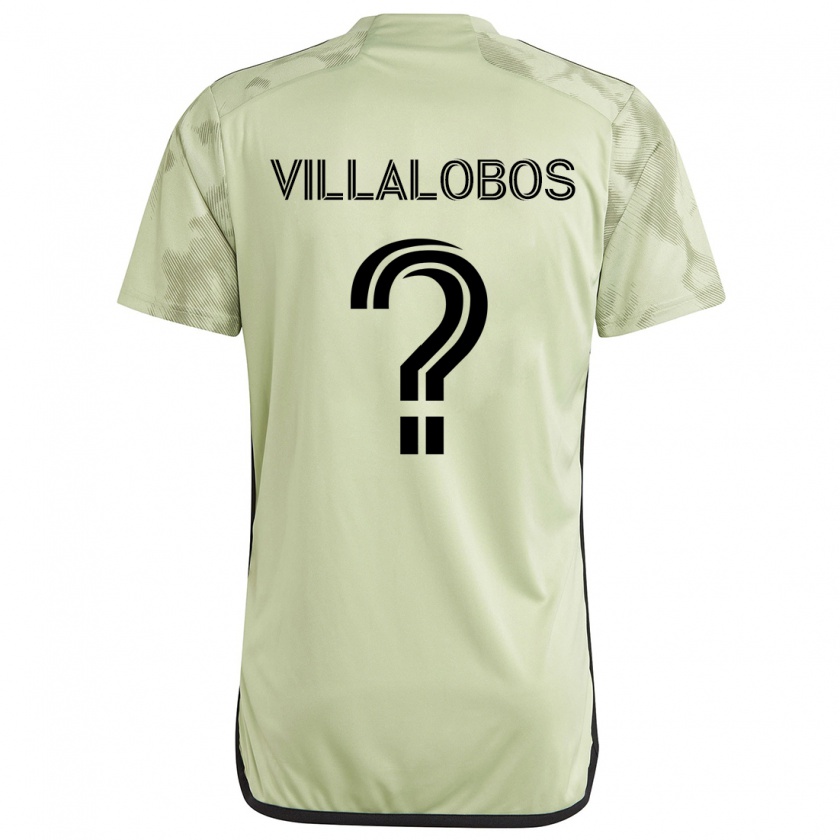 Kandiny Gyermek Kristian Villalobos #0 Világos Zöld Idegenbeli Jersey 2024/25 Mez Póló Ing