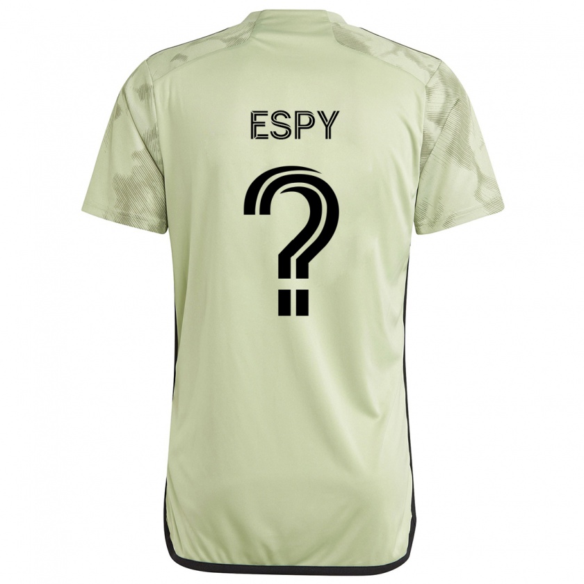 Kandiny Gyermek Tyson Espy #0 Világos Zöld Idegenbeli Jersey 2024/25 Mez Póló Ing