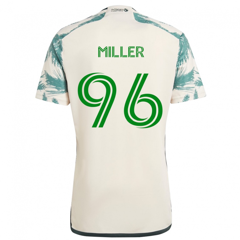 Kandiny Gyermek Carver Miller #96 Bézs Barna Idegenbeli Jersey 2024/25 Mez Póló Ing