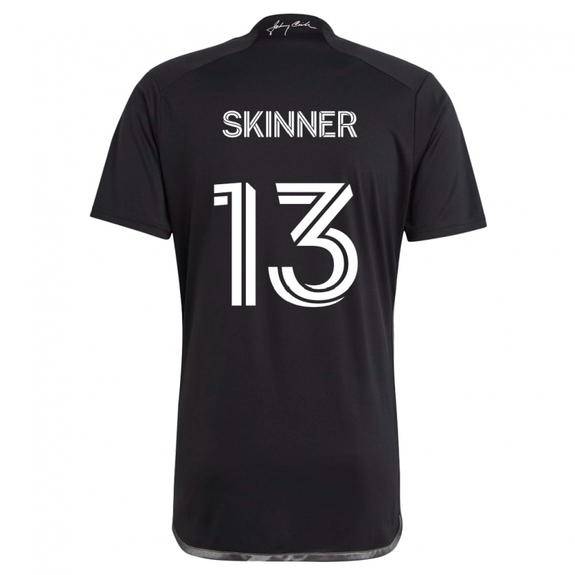 Kandiny Gyermek Joey Skinner #13 Fekete Idegenbeli Jersey 2024/25 Mez Póló Ing