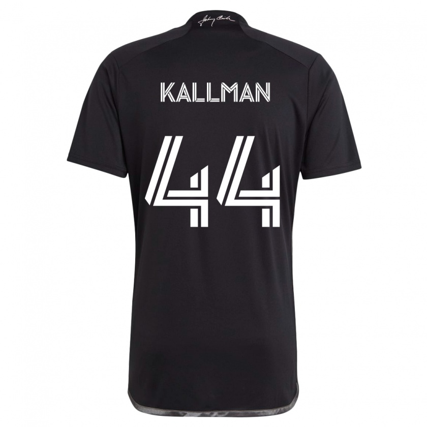 Kandiny Gyermek Brent Kallman #44 Fekete Idegenbeli Jersey 2024/25 Mez Póló Ing