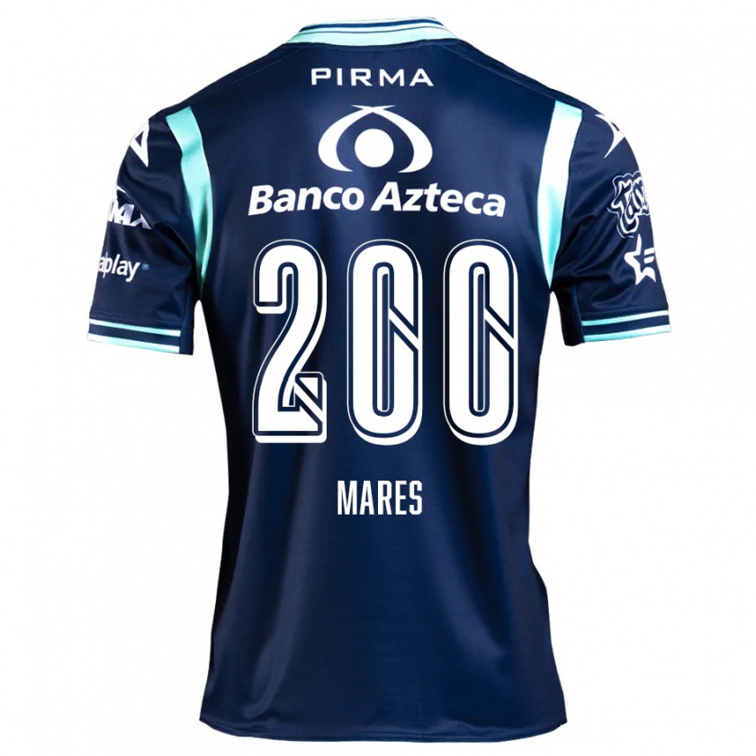 Kandiny Gyermek Cristian Mares #200 Sötétkék Idegenbeli Jersey 2024/25 Mez Póló Ing