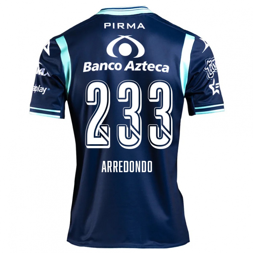 Kandiny Gyermek Ángel Arredondo #233 Sötétkék Idegenbeli Jersey 2024/25 Mez Póló Ing