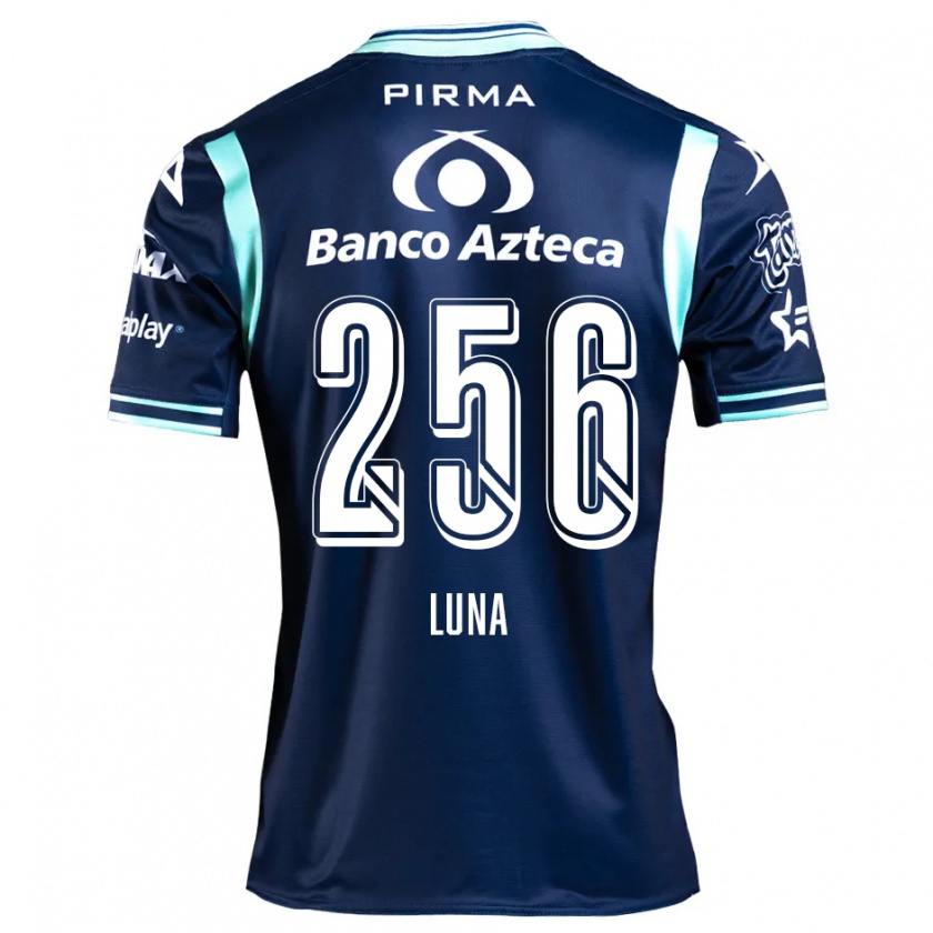 Kandiny Gyermek Ángel Luna #256 Sötétkék Idegenbeli Jersey 2024/25 Mez Póló Ing