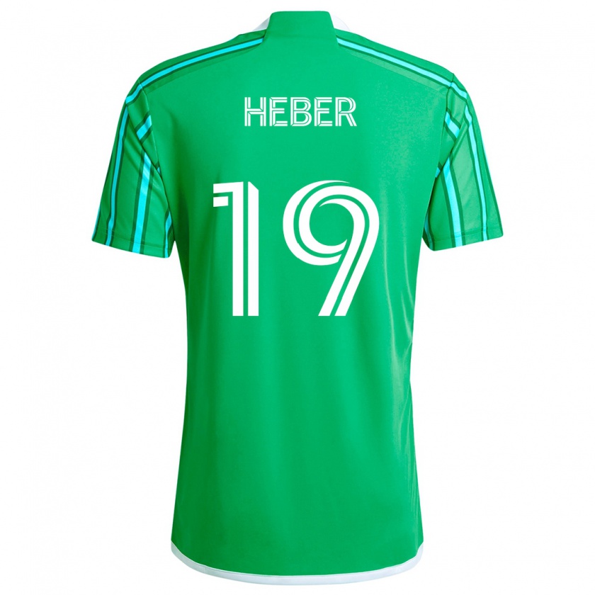 Kandiny Férfi Héber #19 Zöld Fehér Hazai Jersey 2024/25 Mez Póló Ing