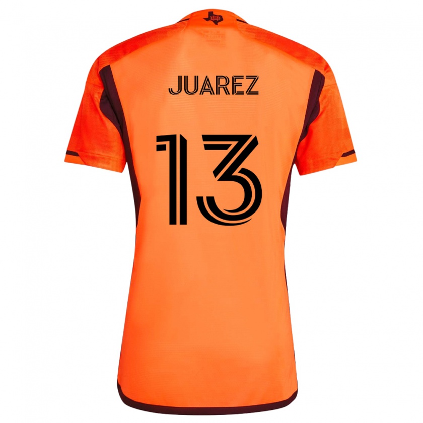 Kandiny Férfi Jathan Juarez #13 Narancs Fekete Hazai Jersey 2024/25 Mez Póló Ing