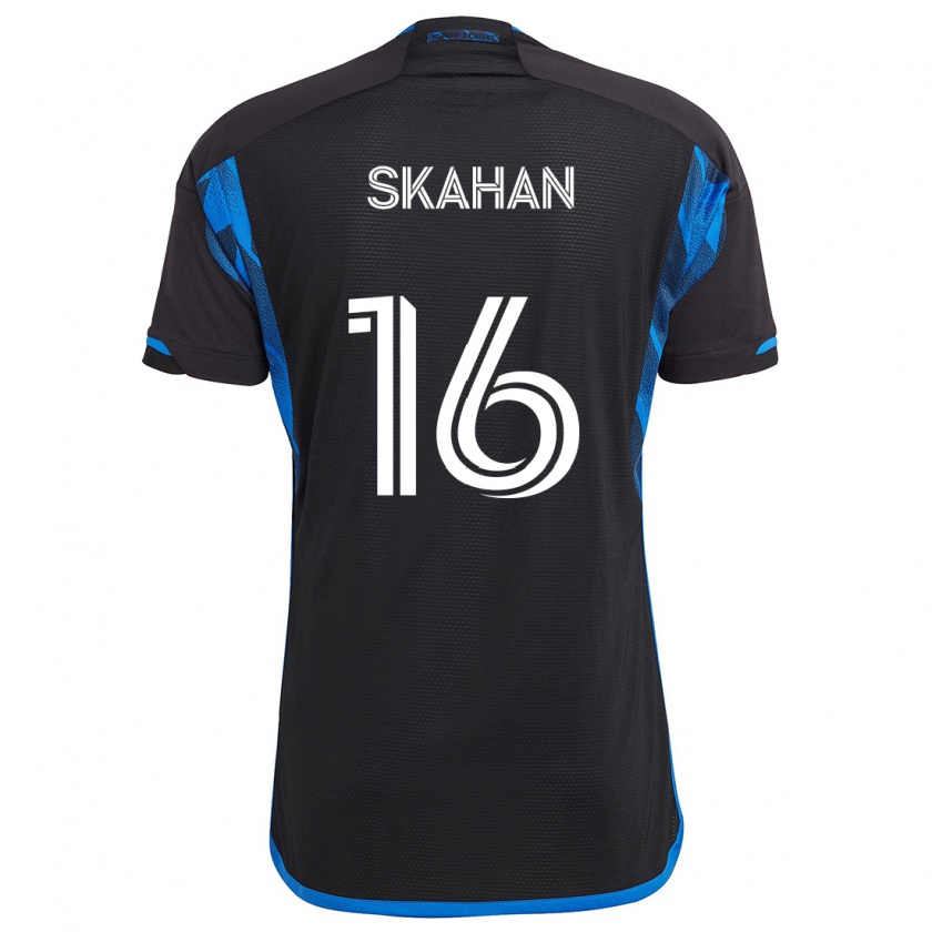 Kandiny Férfi Jack Skahan #16 Kék Fekete Hazai Jersey 2024/25 Mez Póló Ing