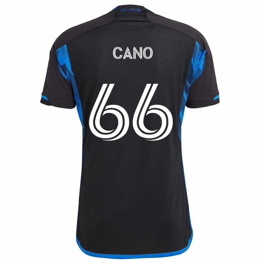 Kandiny Férfi Alejandro Cano #66 Kék Fekete Hazai Jersey 2024/25 Mez Póló Ing