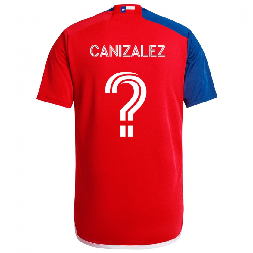 Kandiny Férfi Henry Canizalez #0 Kék Piros Hazai Jersey 2024/25 Mez Póló Ing