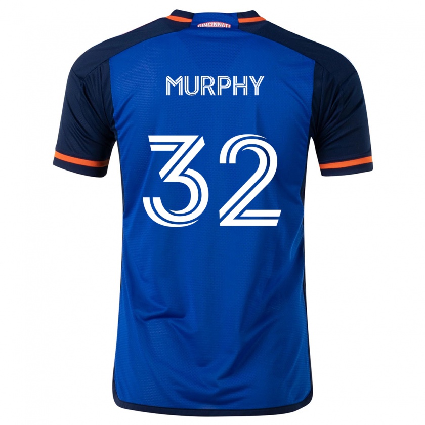 Kandiny Férfi Ian Murphy #32 Kék Fehér Hazai Jersey 2024/25 Mez Póló Ing