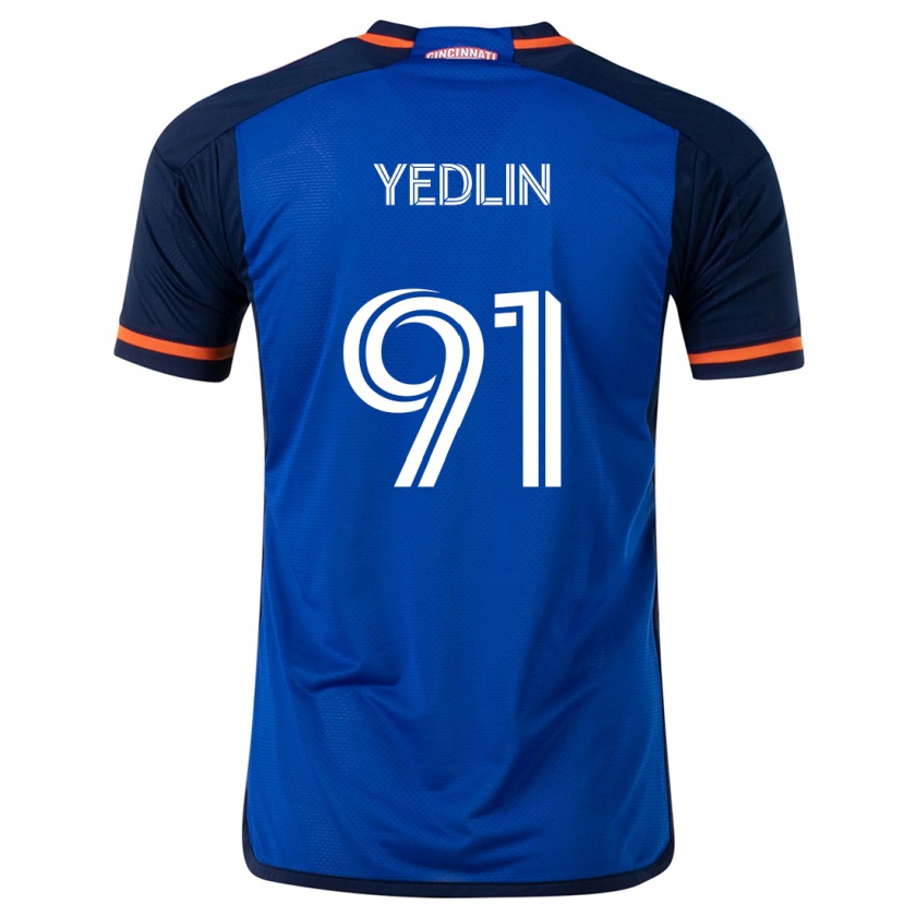 Kandiny Férfi Deandre Yedlin #91 Kék Fehér Hazai Jersey 2024/25 Mez Póló Ing