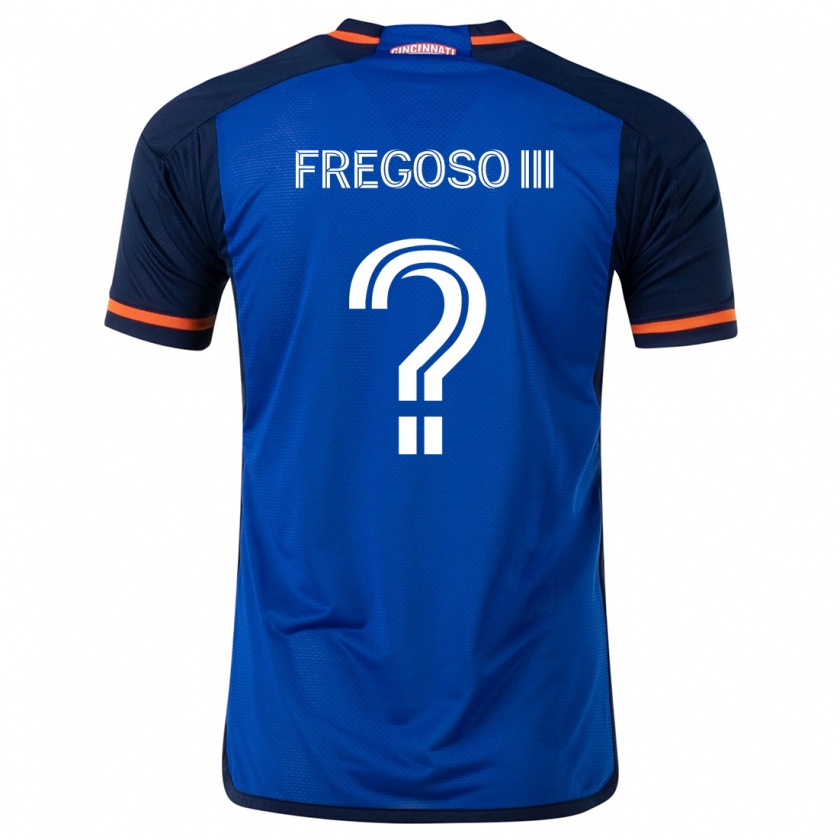 Kandiny Férfi Arturo Fregoso Iii #0 Kék Fehér Hazai Jersey 2024/25 Mez Póló Ing