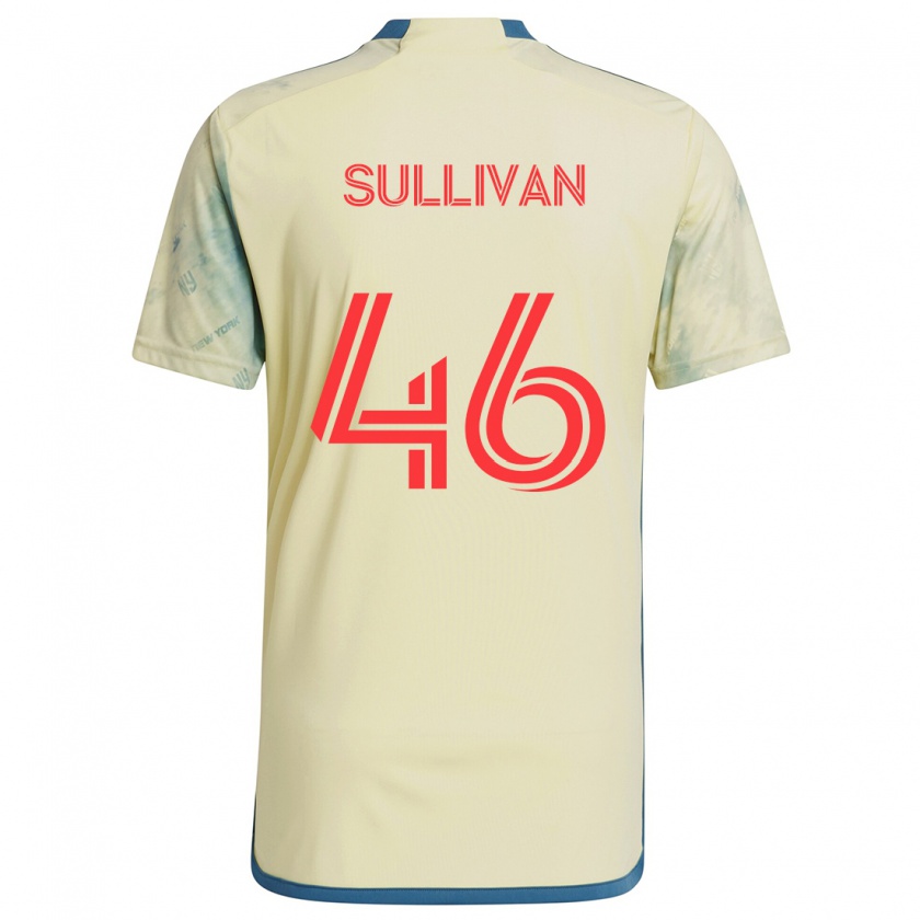 Kandiny Férfi Dylan Sullivan #46 Sárga Piros Kék Hazai Jersey 2024/25 Mez Póló Ing