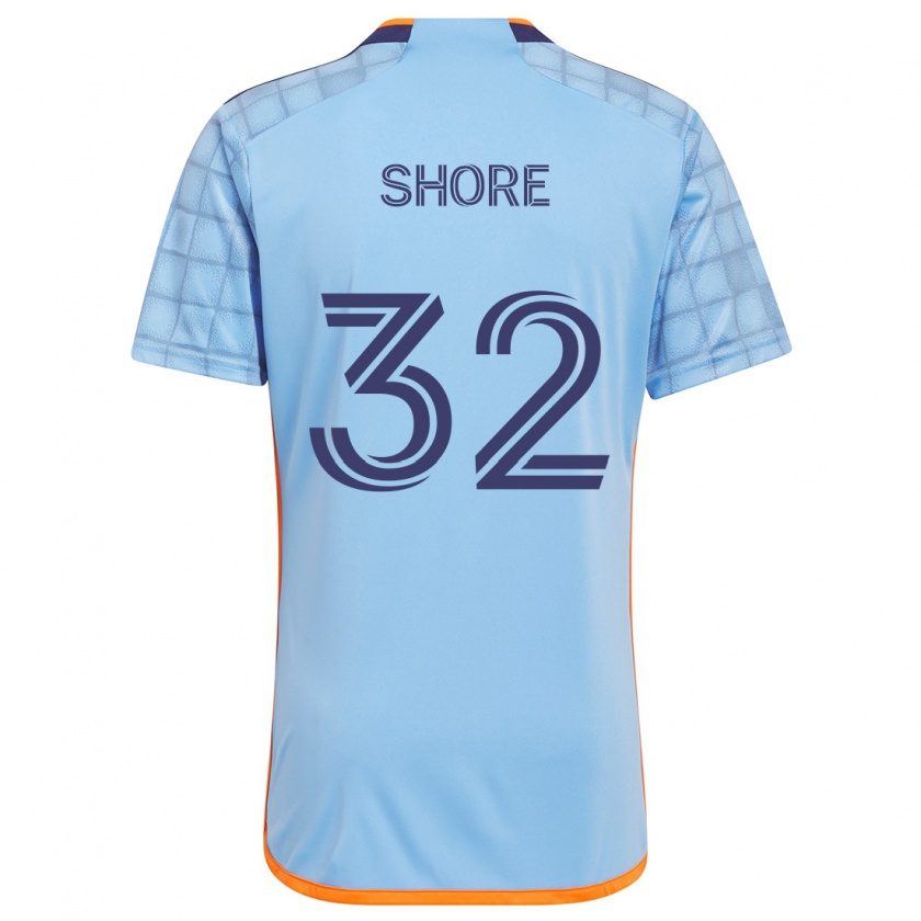 Kandiny Férfi Jonathan Shore #32 Kék Narancs Hazai Jersey 2024/25 Mez Póló Ing