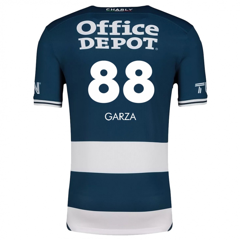 Kandiny Férfi Adrián Garza #88 Kék Fehér Hazai Jersey 2024/25 Mez Póló Ing