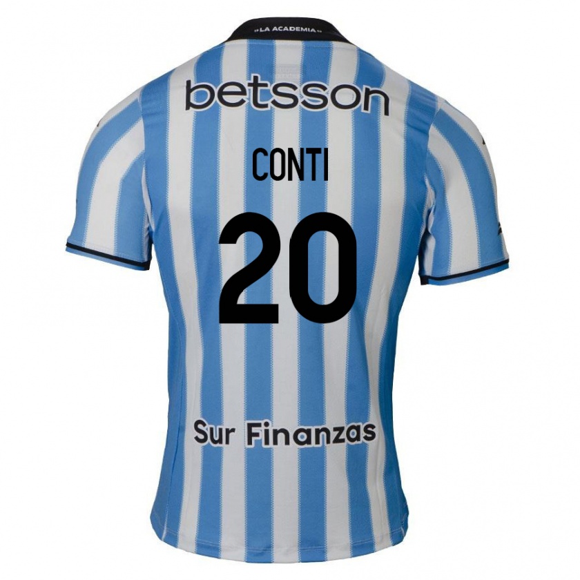 Kandiny Férfi Germán Conti #20 Kék Fehér Fekete Hazai Jersey 2024/25 Mez Póló Ing