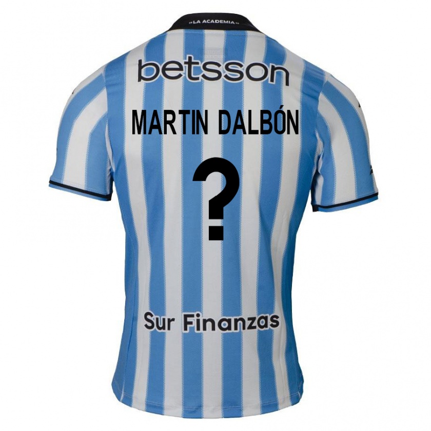 Kandiny Férfi Juan Martin Dalbón #0 Kék Fehér Fekete Hazai Jersey 2024/25 Mez Póló Ing