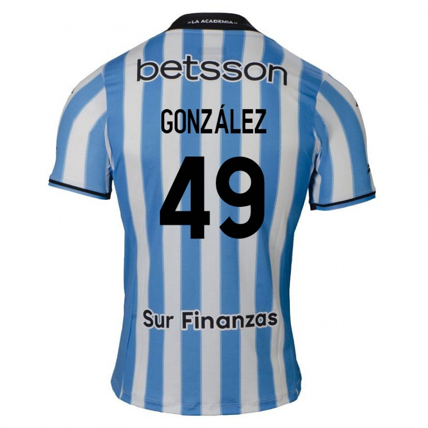 Kandiny Férfi David González #49 Kék Fehér Fekete Hazai Jersey 2024/25 Mez Póló Ing