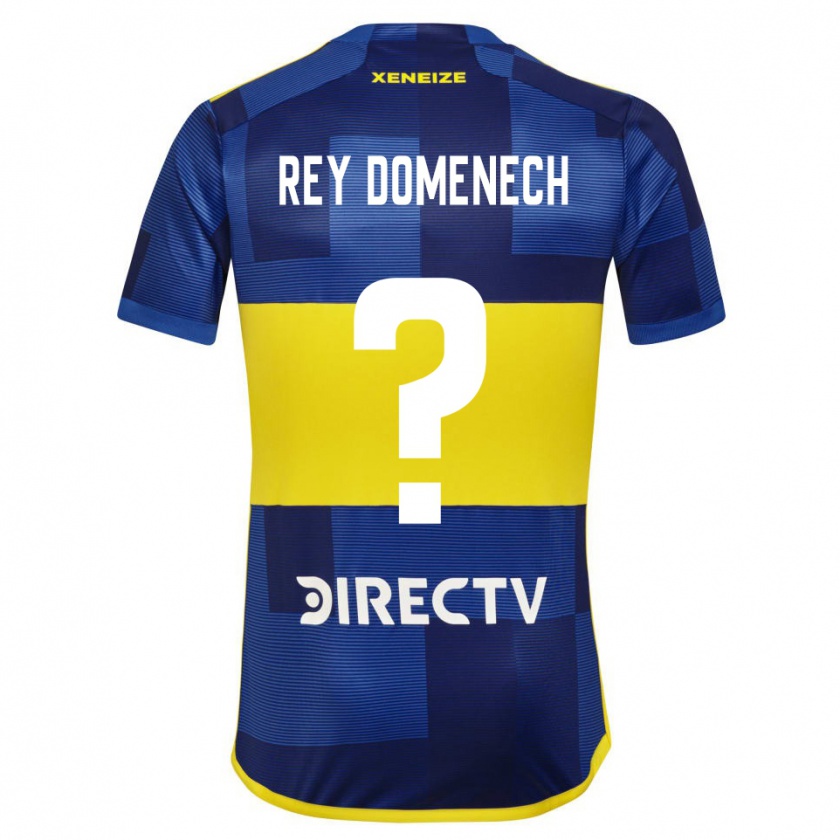 Kandiny Férfi Camilo Rey Domenech #0 Kék Sárga Hazai Jersey 2024/25 Mez Póló Ing