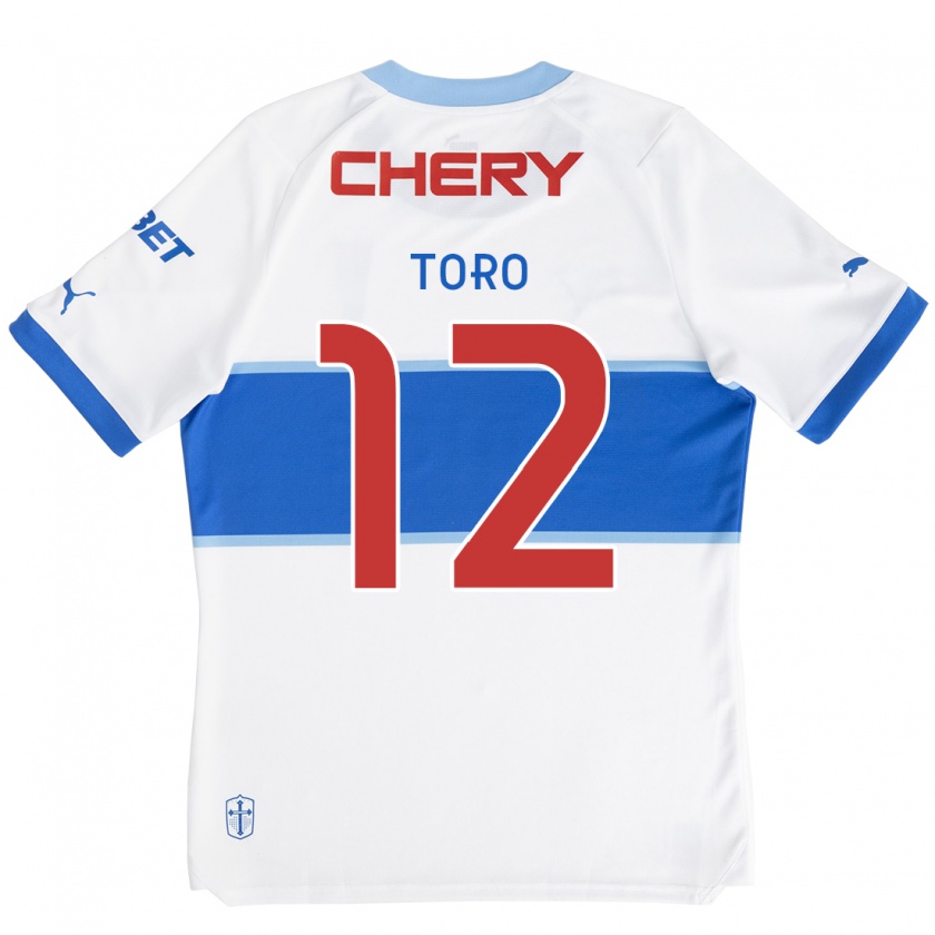 Kandiny Férfi Ian Toro #12 Fehér Kék Hazai Jersey 2024/25 Mez Póló Ing