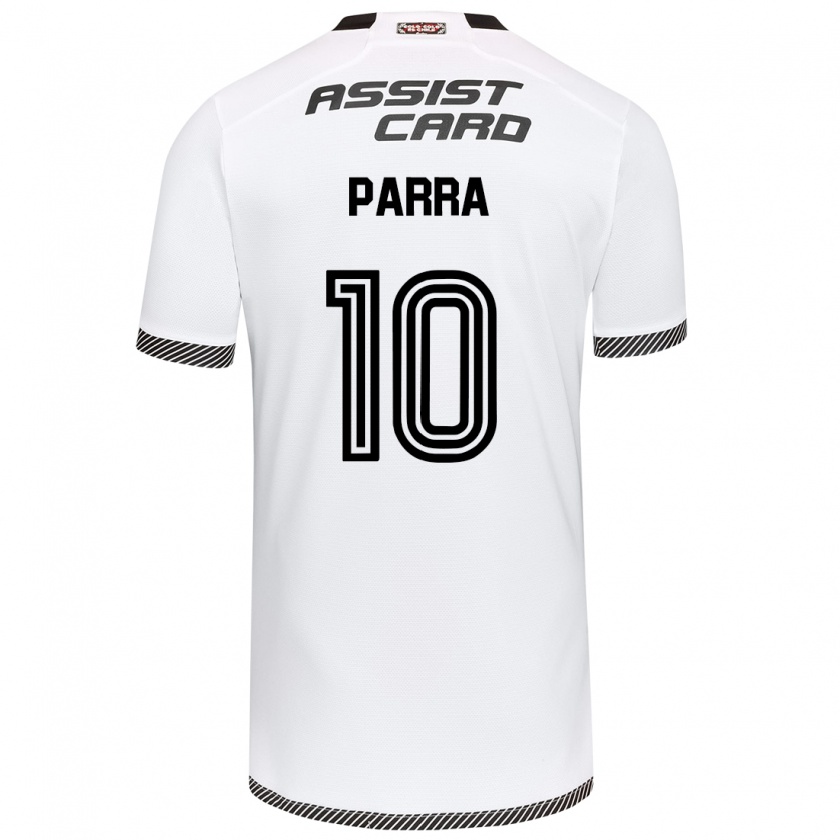 Kandiny Férfi Pablo Parra #10 Fehér Fekete Hazai Jersey 2024/25 Mez Póló Ing