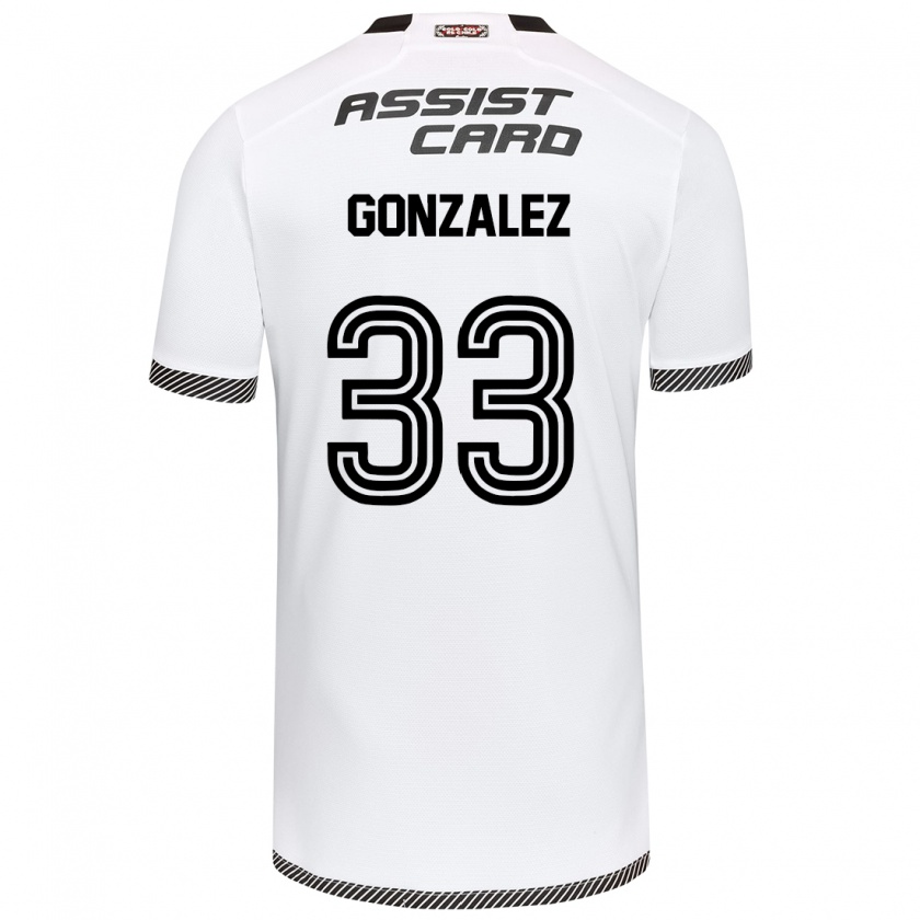 Kandiny Férfi Ramiro González #33 Fehér Fekete Hazai Jersey 2024/25 Mez Póló Ing