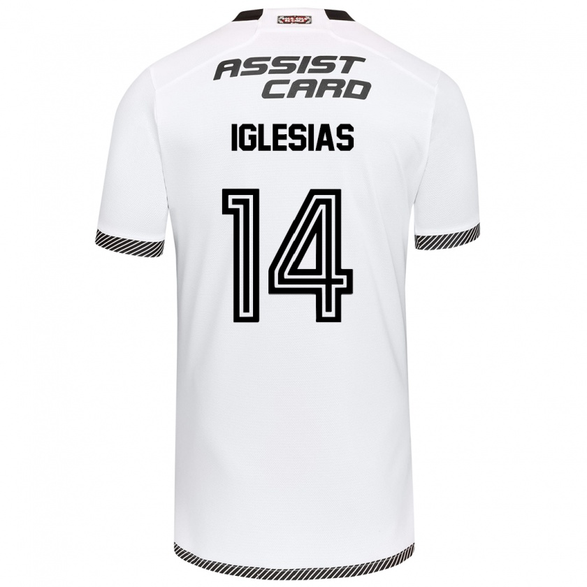 Kandiny Férfi Luciano Iglesias #14 Fehér Fekete Hazai Jersey 2024/25 Mez Póló Ing