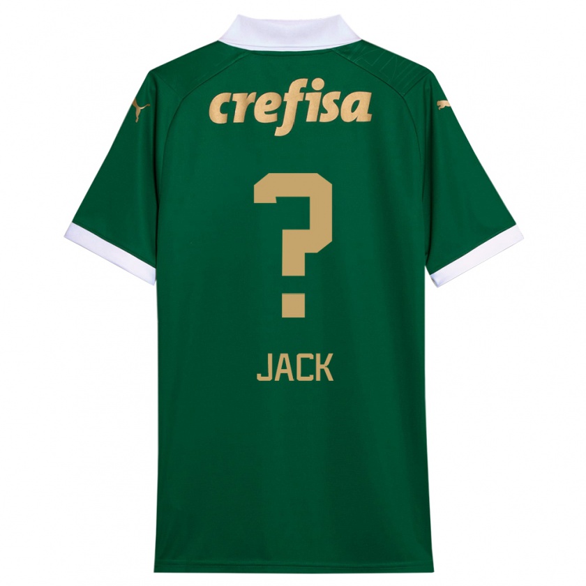 Kandiny Férfi Fellipe Jack #0 Zöld Fehér Hazai Jersey 2024/25 Mez Póló Ing