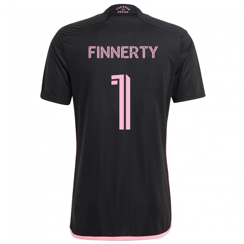 Kandiny Férfi Owen Finnerty #1 Fekete Idegenbeli Jersey 2024/25 Mez Póló Ing