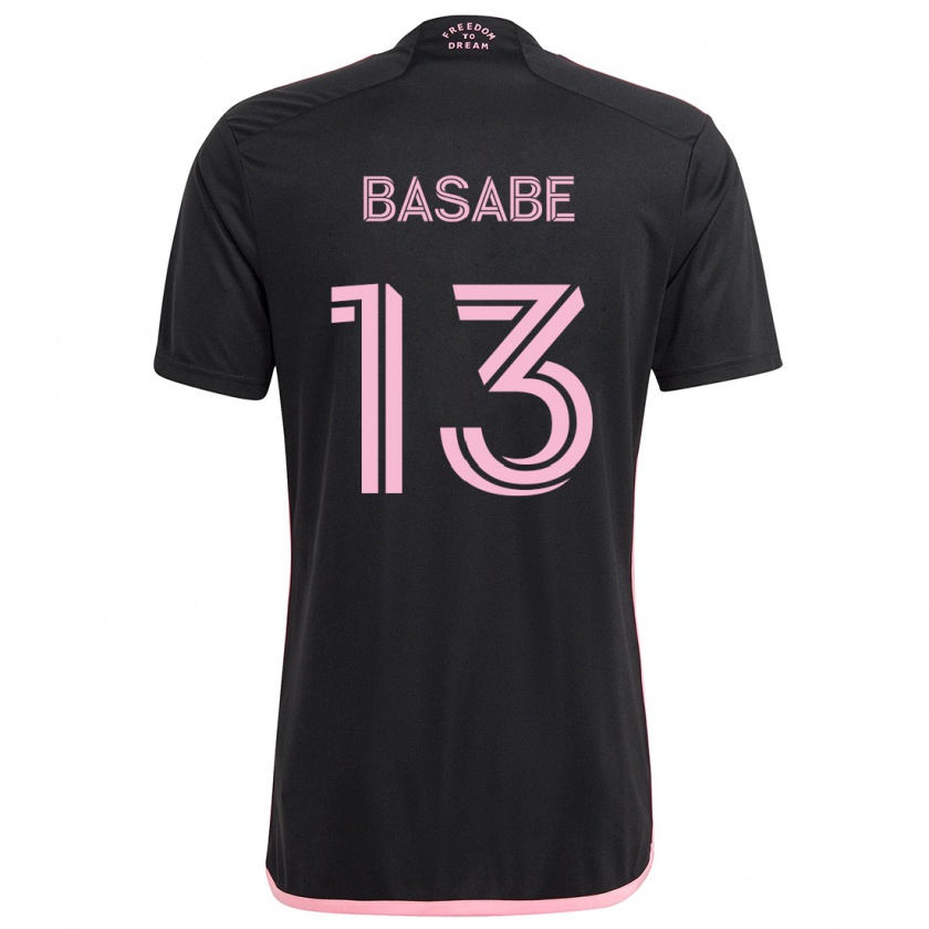 Kandiny Férfi Samuel Basabe #13 Fekete Idegenbeli Jersey 2024/25 Mez Póló Ing