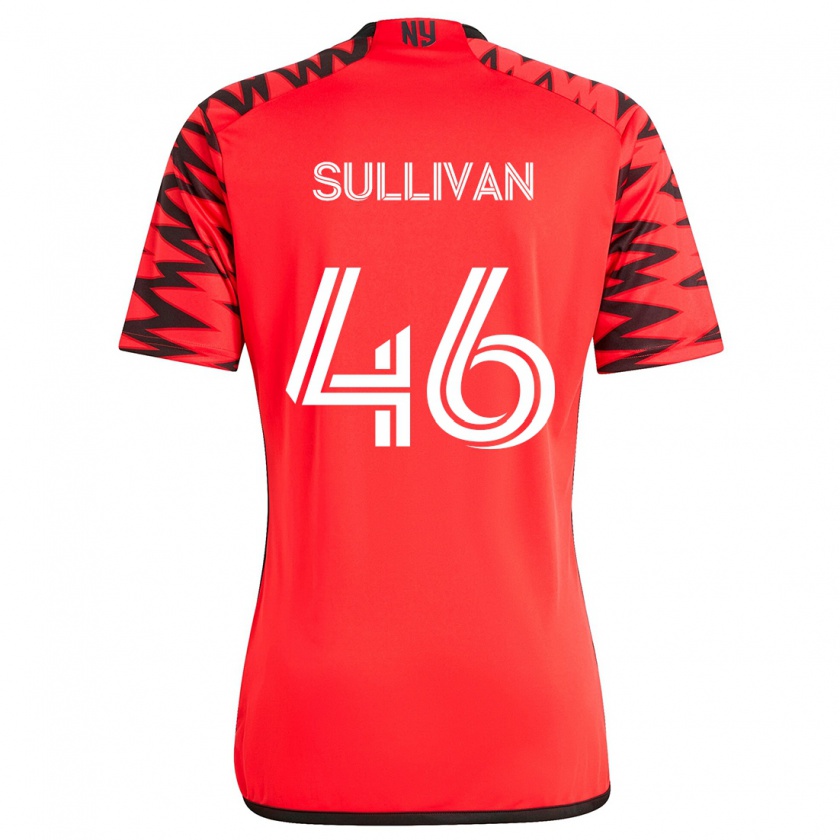 Kandiny Férfi Dylan Sullivan #46 Piros Fekete Fehér Idegenbeli Jersey 2024/25 Mez Póló Ing