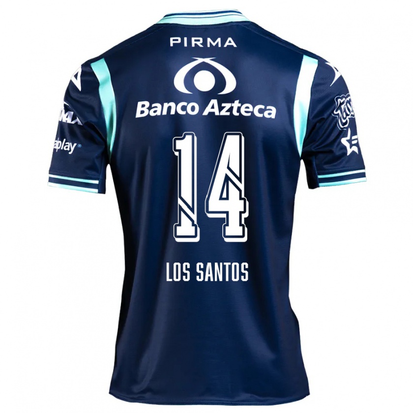 Kandiny Férfi Lucas De Los Santos #14 Sötétkék Idegenbeli Jersey 2024/25 Mez Póló Ing