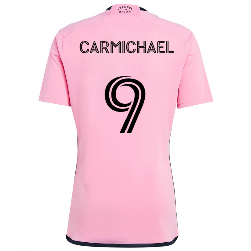 Kandiny Női Ryan Carmichael #9 Rózsaszín Hazai Jersey 2024/25 Mez Póló Ing