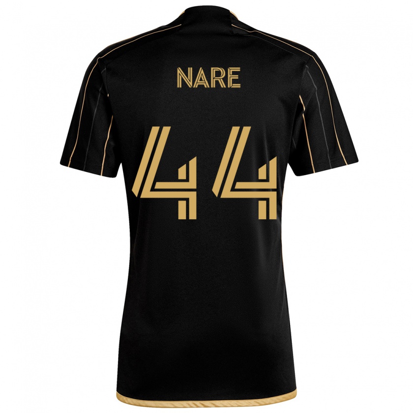 Kandiny Női Thabo Nare #44 Fekete Arany Hazai Jersey 2024/25 Mez Póló Ing