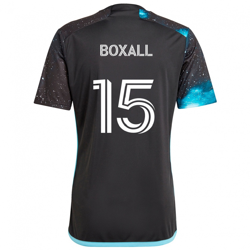 Kandiny Női Michael Boxall #15 Fekete Kék Hazai Jersey 2024/25 Mez Póló Ing